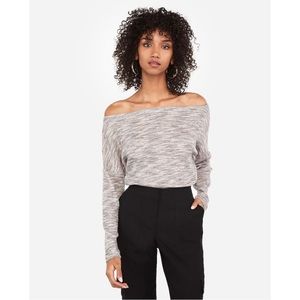 EXPRESS Space Dyed Off The Shoulder Top